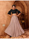PINK COLOUR DESIGNER CHOLI SKIRTS PATTERN PARTY WEAR COLLECTION 1102